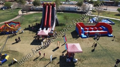 Phoenix, Huge inflatable slide rental in Arizona, giant inflatable slide rental, Rent the Edge Slide 